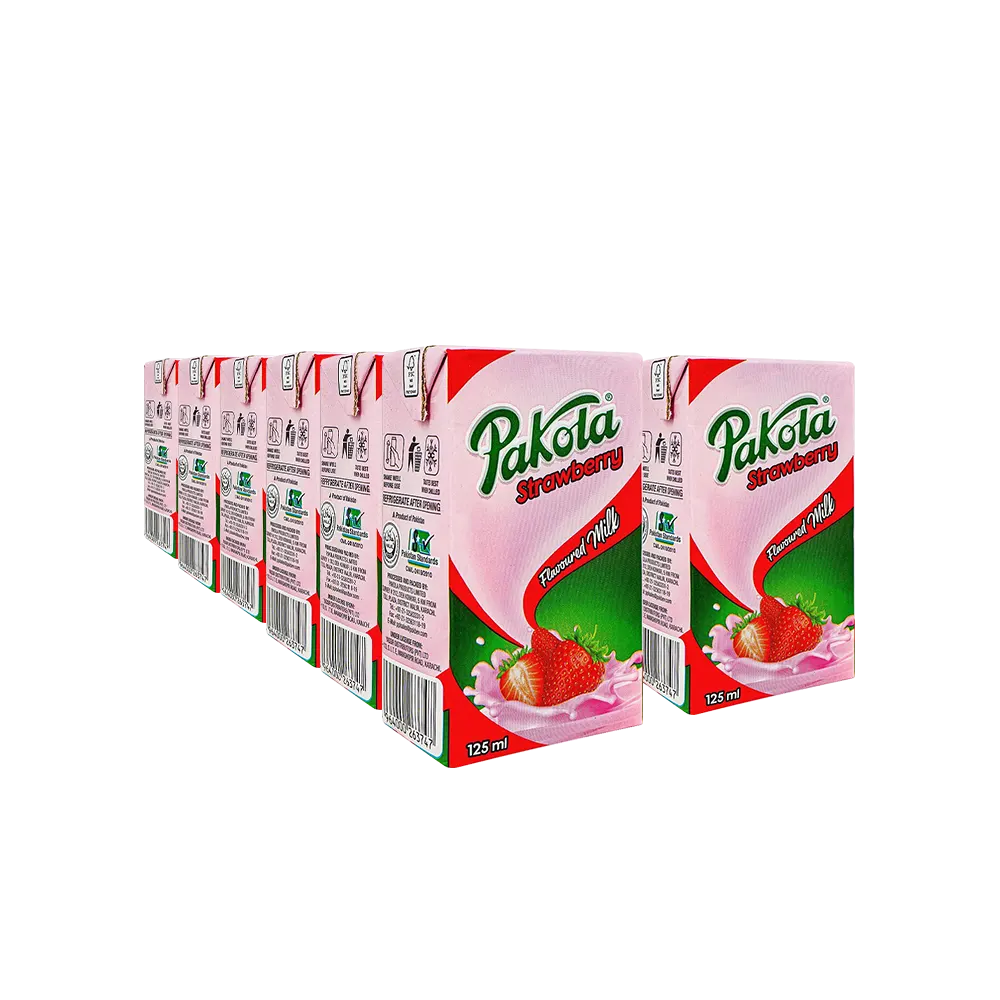 Pakola Flavoured Milk - Strawberry 250 ml 12pcs Case