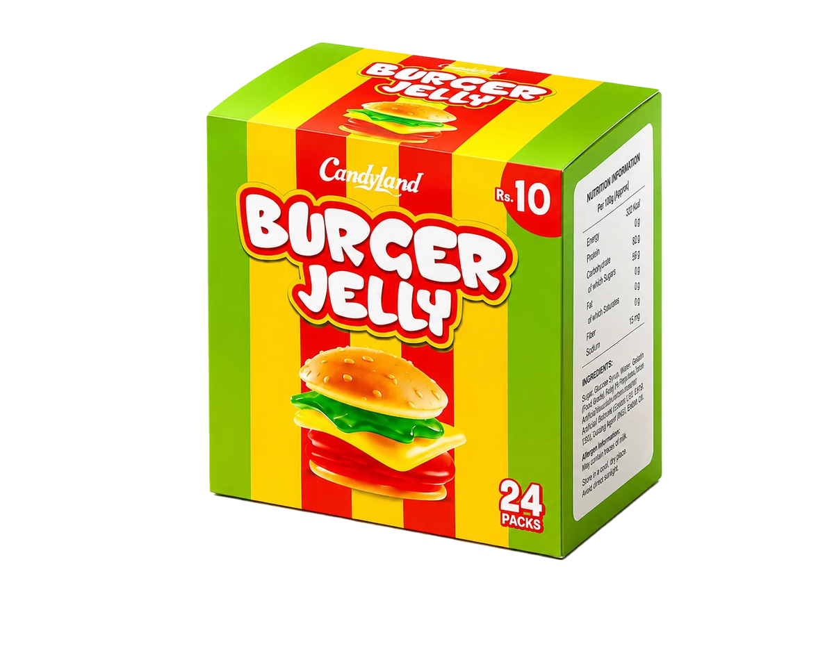 Candyland Burger Jelly 24pcs Box