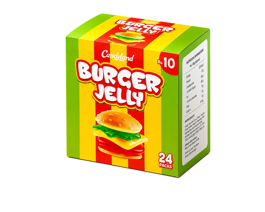 Candyland Burger Jelly 24pcs Box