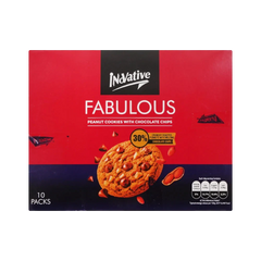 Inovative Fabulous Peanut Cookies with Chocolate Chips 10pcs Box
