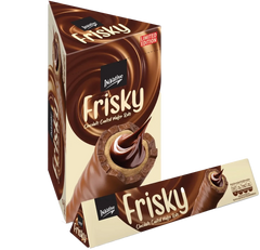 Innovative Frisky Chocolate Coated Wafer Rolls 9pcs Box