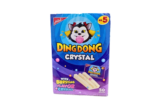 Hilal Ding Dong Crystal Bubble Gum 50pcs Box