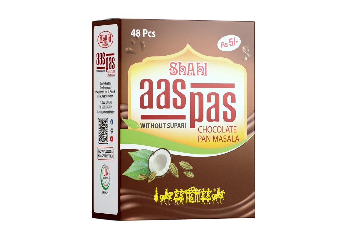 Shahi Pan Masala Aas Pass Chocolate 1 Box