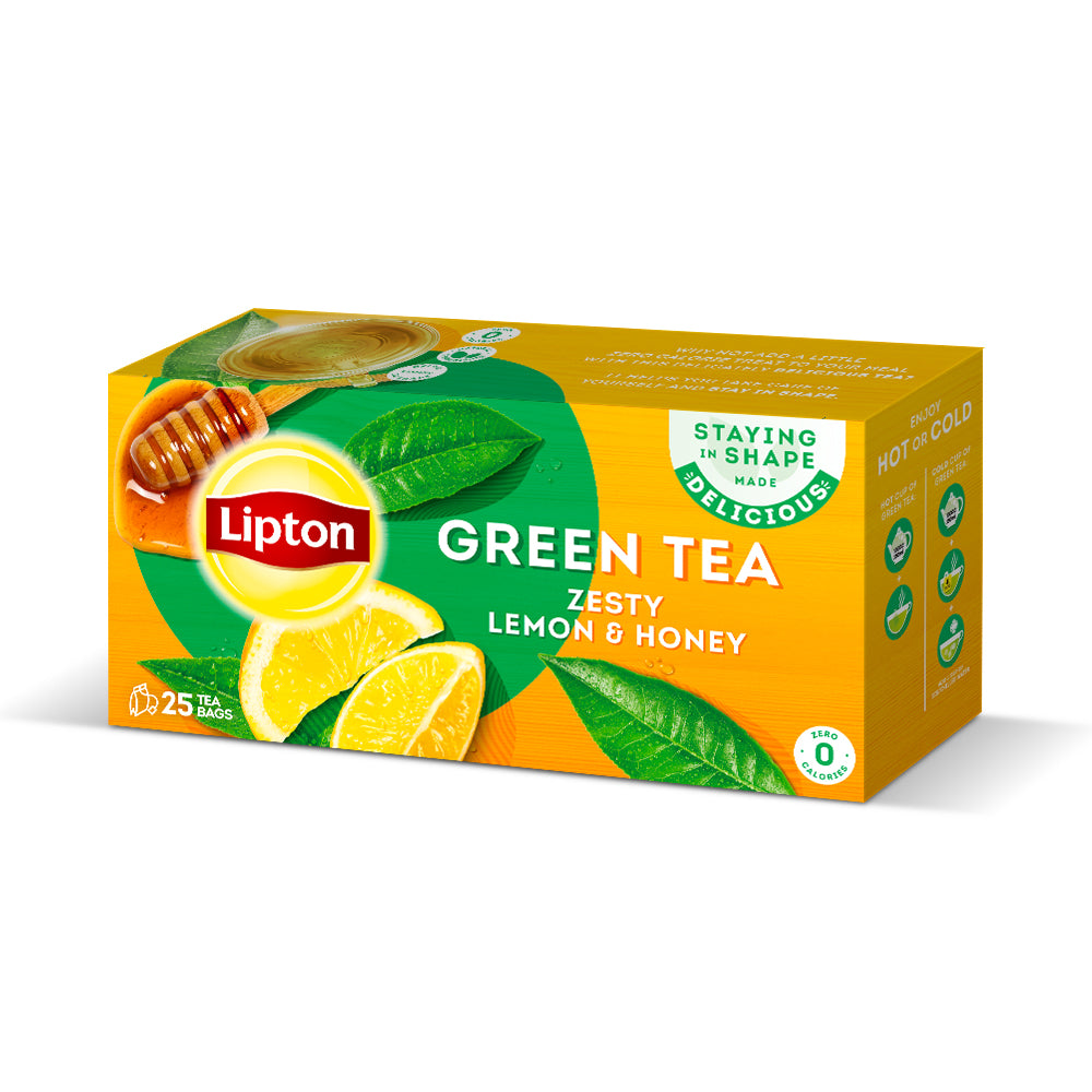 Lipton Green Tea Lemon Zest Sachet 25 Tea Bag