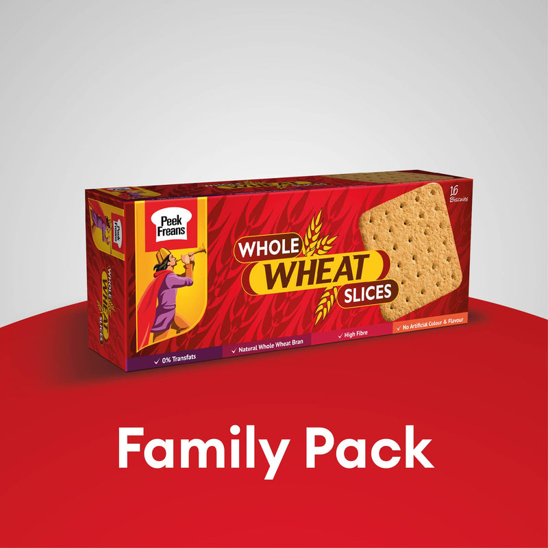 Peek Freans Whole Wheat Slices Biscuit Family Pack