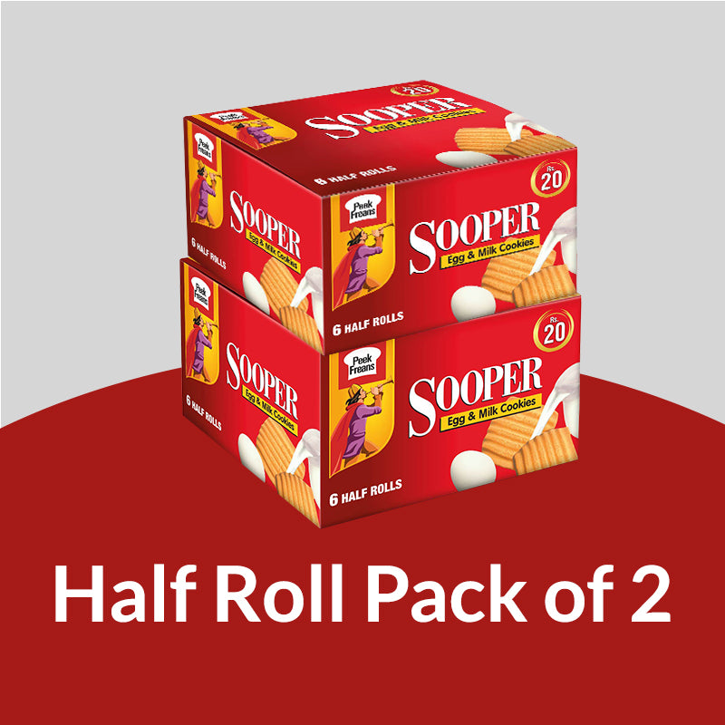 Peek Freans Sooper Classic Biscuit Half Roll Pack of 2