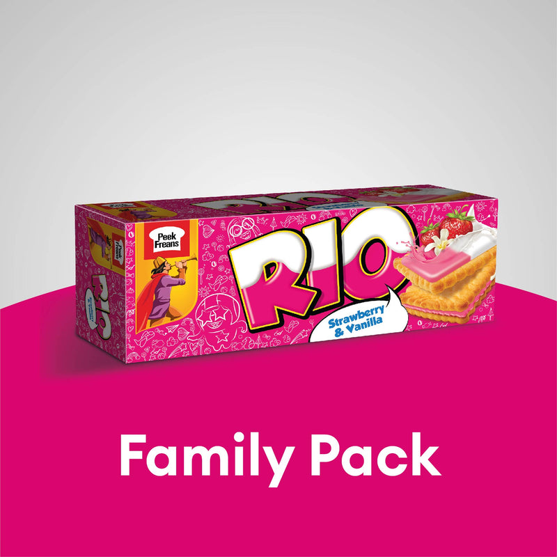 Peek Freans RIO Strawberry & Vanilla Biscuit Family Pack