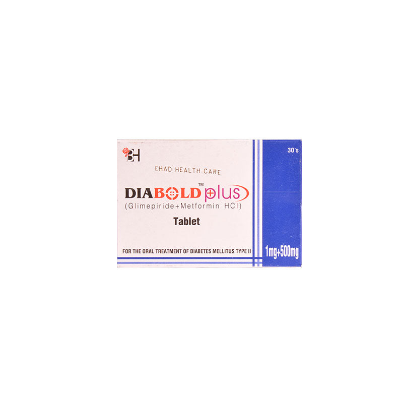 Diabold Plus 1mg+500mg Tablet
