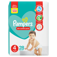 Pampers Pants Diapers Medium Size 4, (28 count)