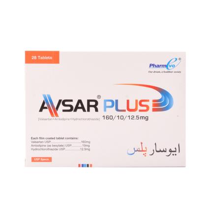 AVSAR PLUS 10/160/12.5MG TAB-Box