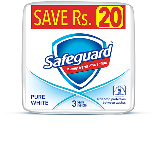 Safeguard Pure White Soap 110gm Pack Of 3