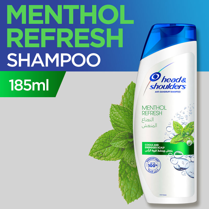 Head & Shoulders Menthol Refresh Shampoo, 185 ml