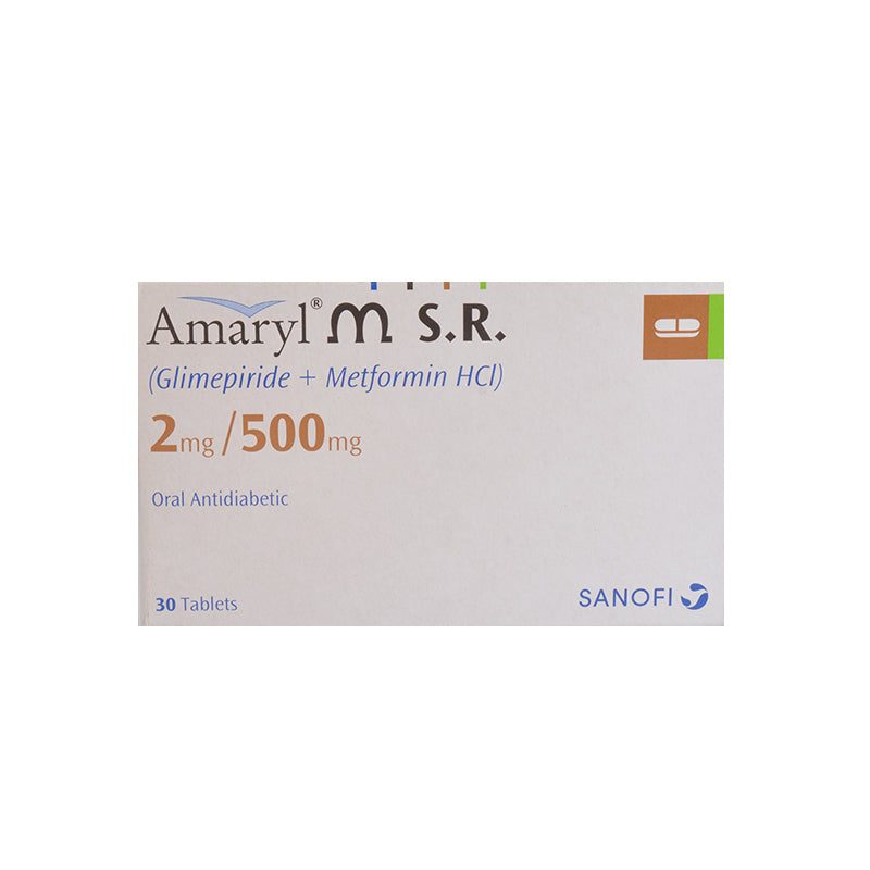 Amaryl Msr 2Mg+500Mg Tablet (1 stripe)