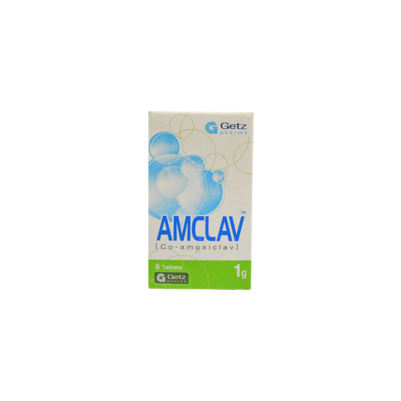 Amclav Tablets 1g 6s