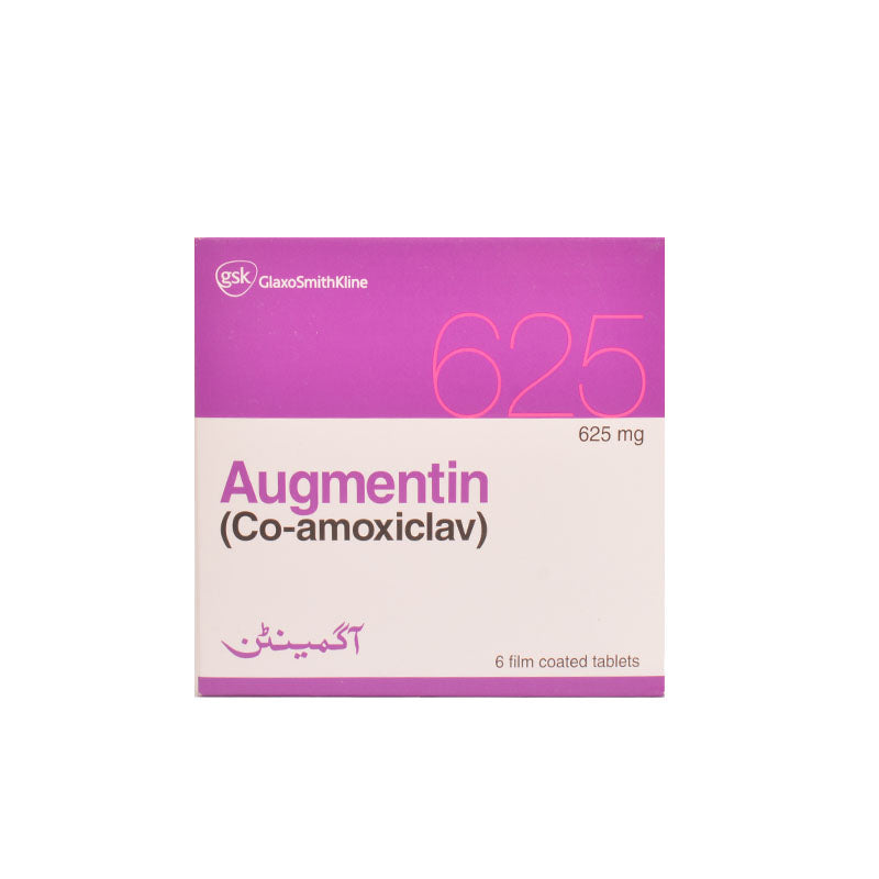Augmentin 625mg Tablets 6s