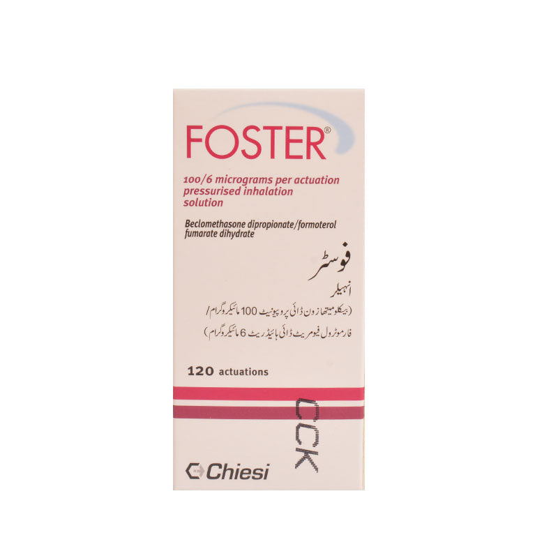Foster Inhaler 100mcg 120 Actuations