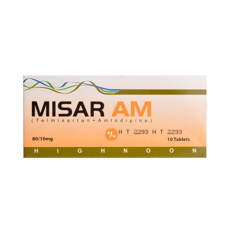 Misar-AM Tablets 10/80mg (1 stripe)