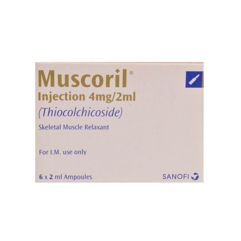 Muscoril Injection 4mg 6 Ampx2ml