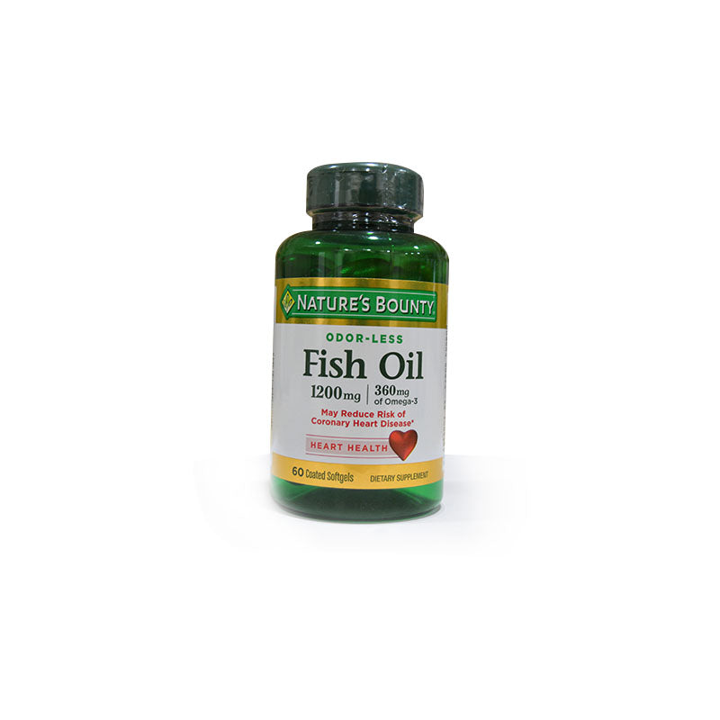 Natures Bounty Fish Oil 1200mg Omega 3 Softgels