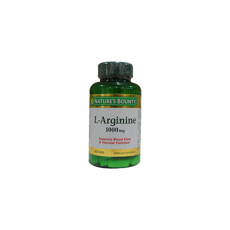Natures Bounty L-Arginine 1000mg 50 Tablets