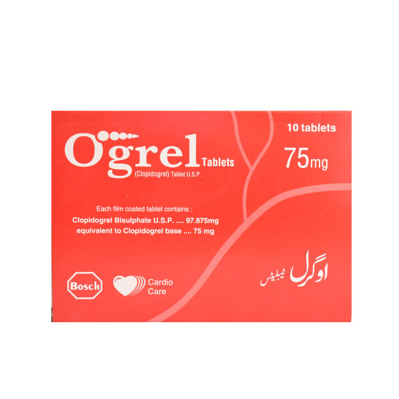 Ogrel 75mg Tablets (1 stripe)