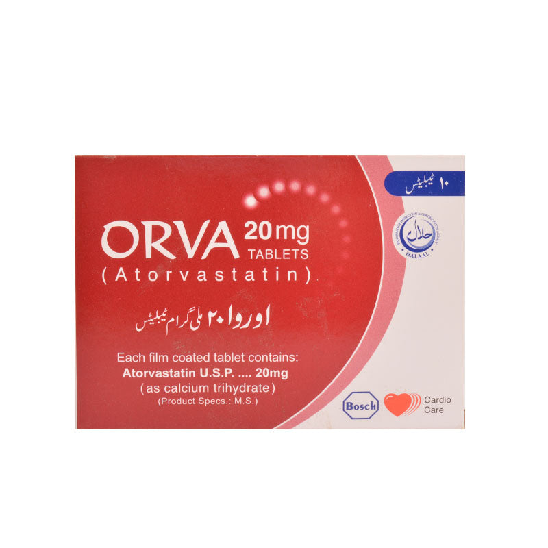Orva Tablets 20mg (1 stripe)