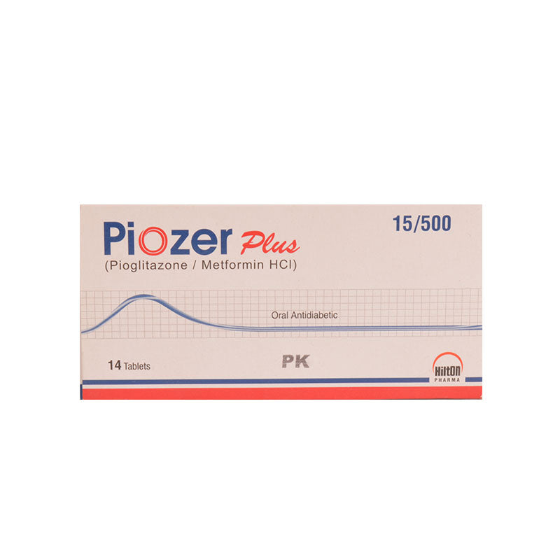 Piozer Plus Tablets 15/500mg