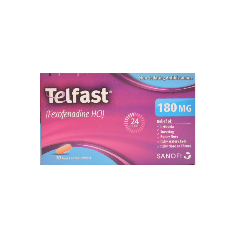 Telfast 180Mg Tablet