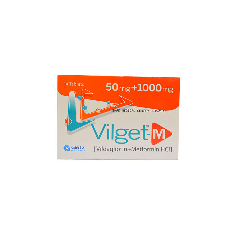 Vilget-M 50mg+1000mg Tablets
