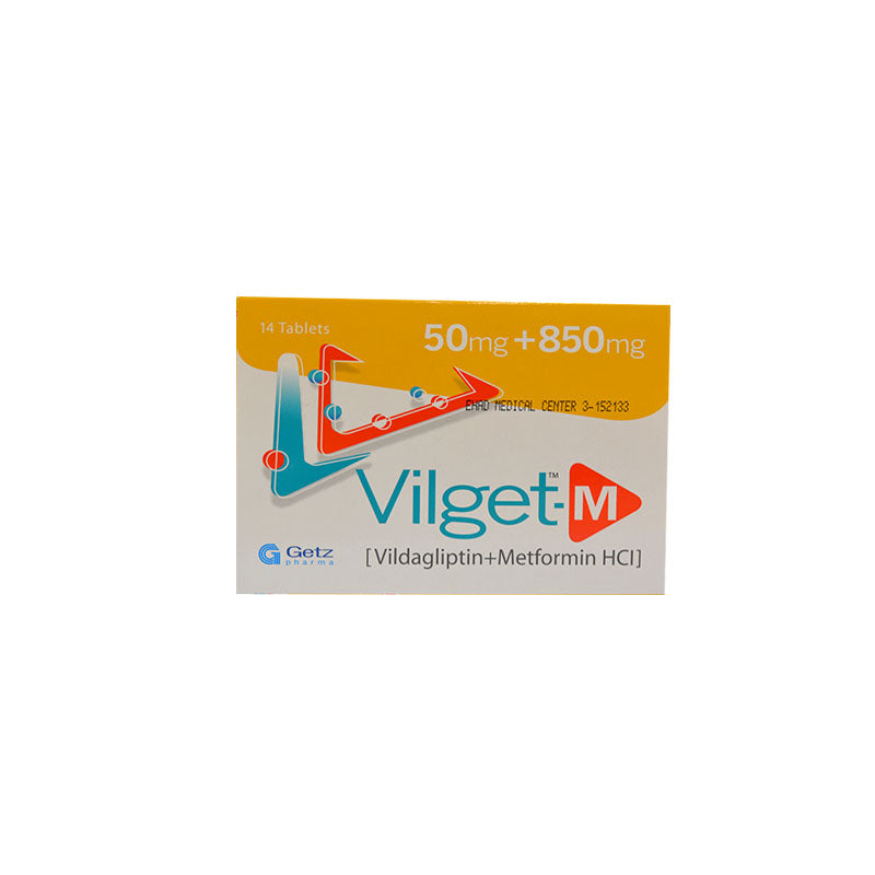 Vilget-M 50mg+850mg Tablets