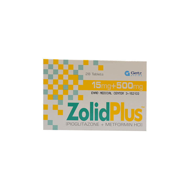 Zolid Plus Tablets 15/500mg 7s