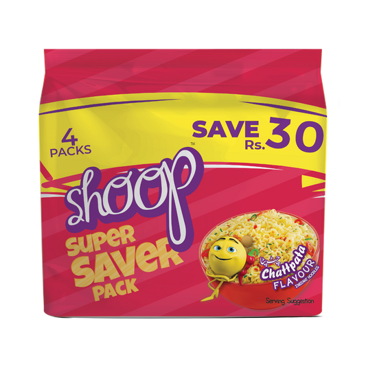 Shan Shoop ChattPata Noodles 65 GM Super Saver Pack Of 4