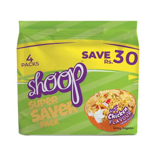 Shan Shoop Noodles Chicken 65gm Super Saver Pack of 4