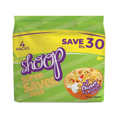 Shan Shoop Noodles Chicken 65gm Super Saver Pack of 4