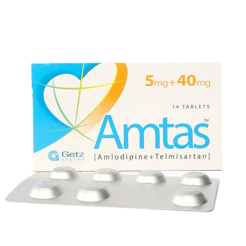 AMTAS 5MG+40MG TABLET-Strip