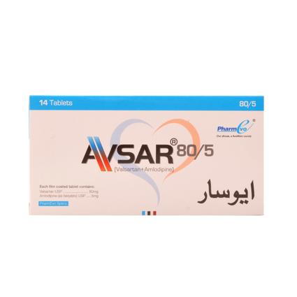 AVSAR 5MG+80MG TAB-Box