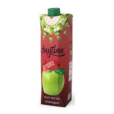 Any Time Apple Juice Tetra Pack 1ltr