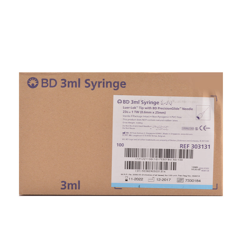Bd Syringe 3Cc