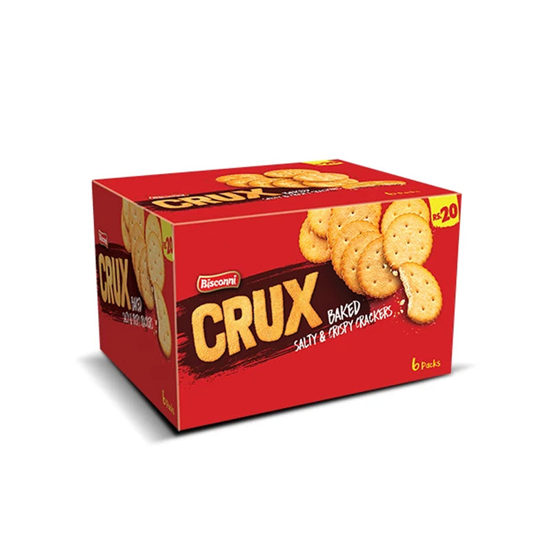Bisconni Crux Baked Salty & Crispy Crackers Half Roll
