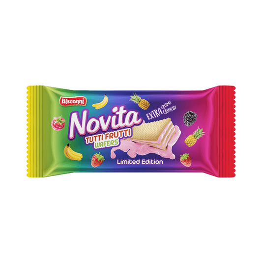 Bisconni Novita Tutti Frutti Wafers 31gm