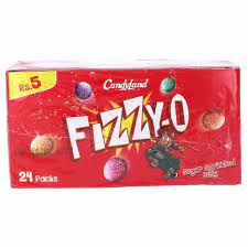 CANDYLAND FIZZY-O JELLY BOX 24S
