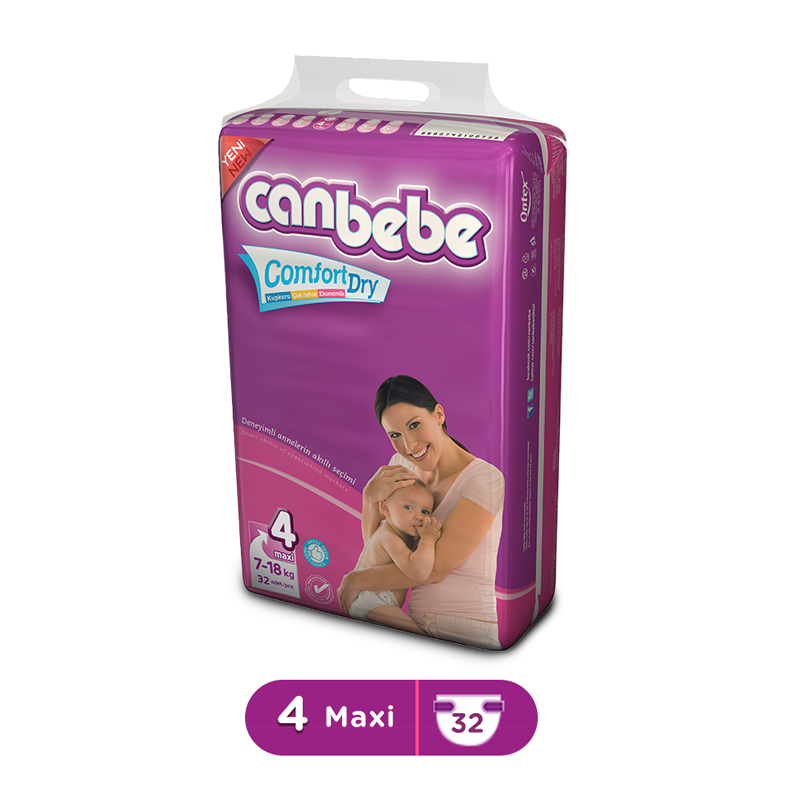 Canbebe Jumbo Maxi Diaper Size 4 50 Pcs (7-18Kg)