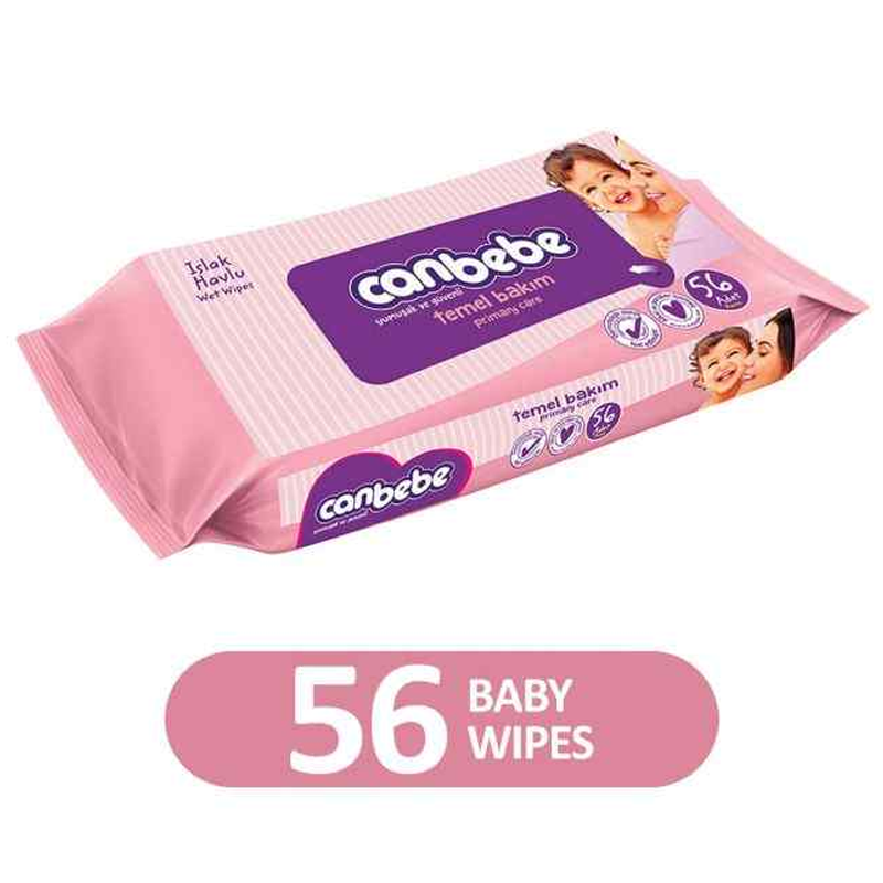 Canbebe Primary Care Baby Wipes 56 Wipes