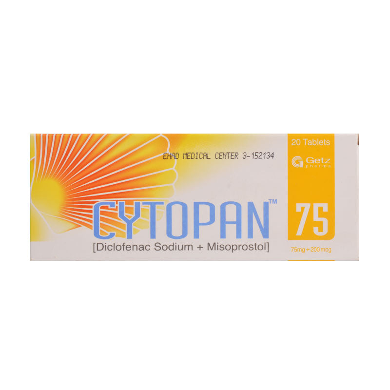 Cytopan 75mg/200mcg Tablets