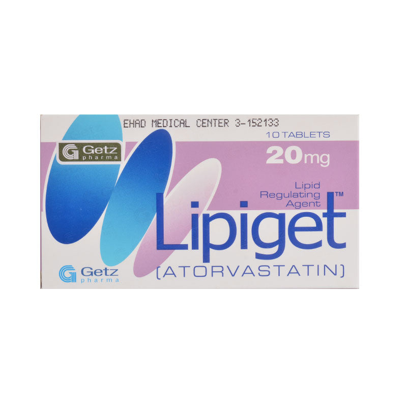 Lipiget Tablets 20mg 10s