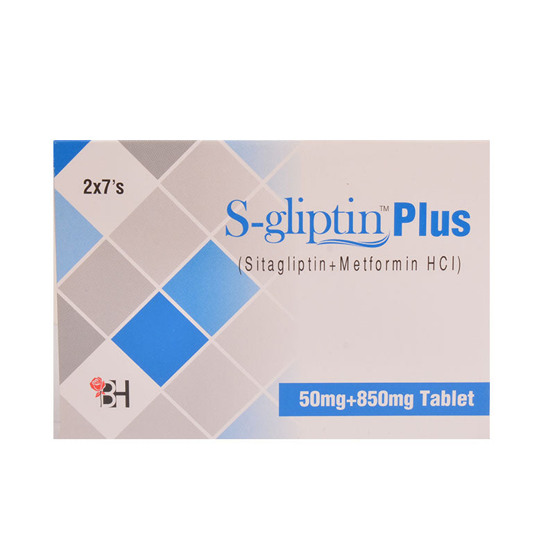 S-Gliptin Plus 50mg+850mg Tablet
