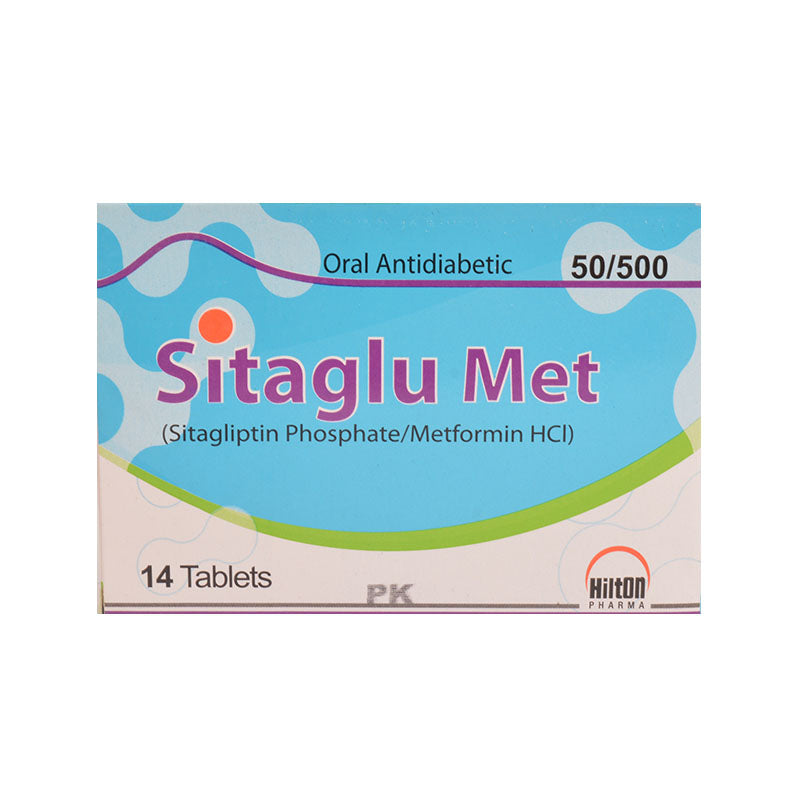 Sitaglu Met 50/500mg Tablets 7s