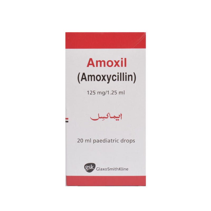 Amoxil 125mg/1.25ml Drops
