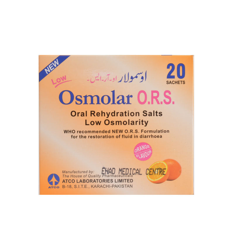 Osmolar Ors Powder Sachets Orange Flavour