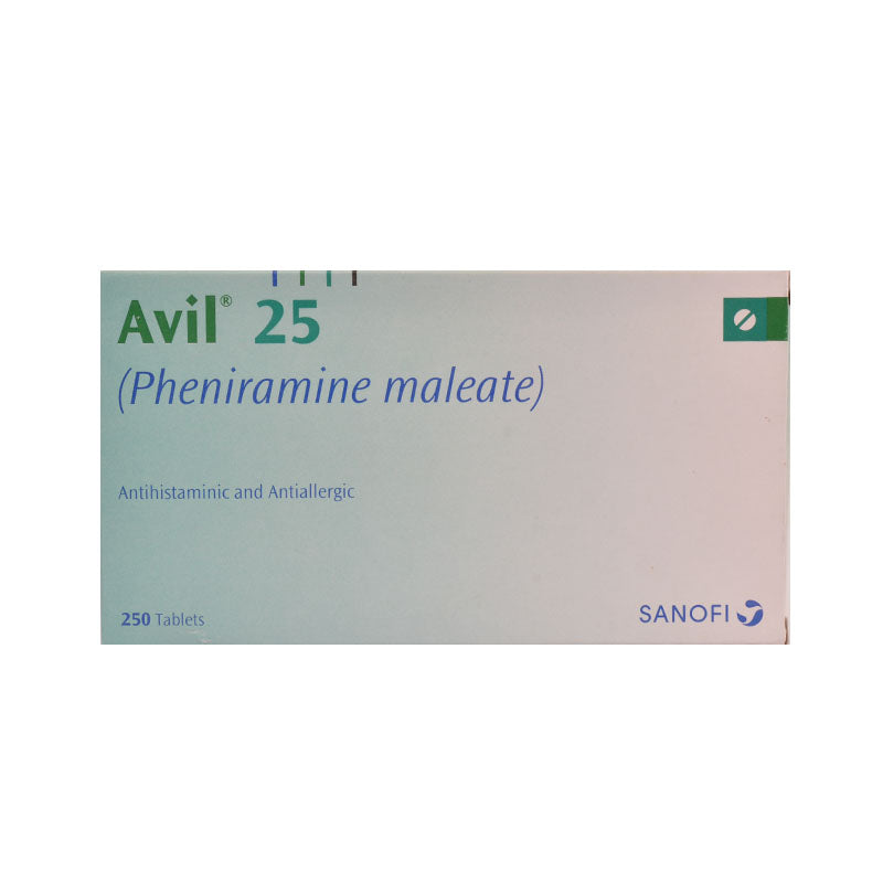 Avil 25Mg Tablet (1 stripe)